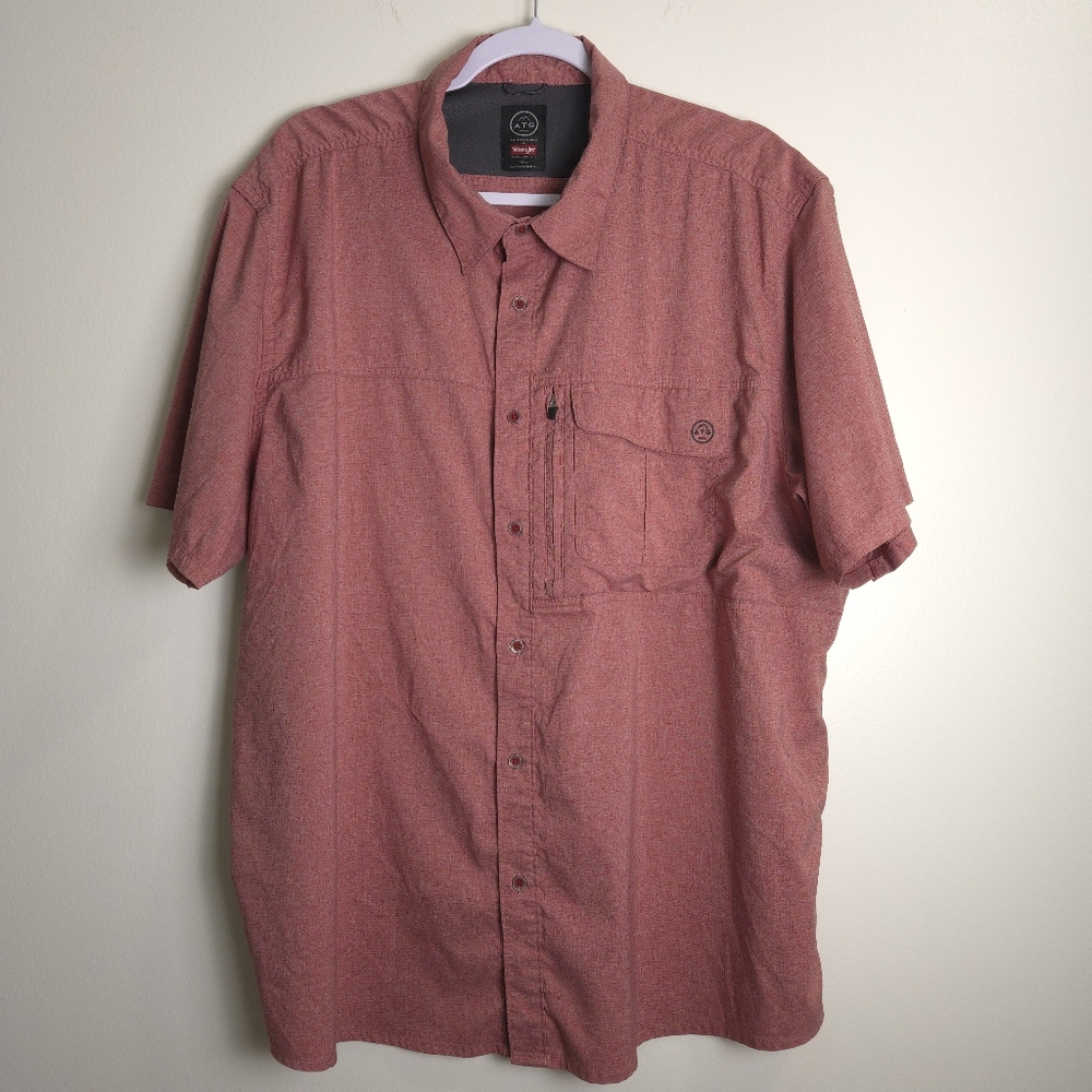 ATG By Wrangler Mens Outdoorsy Performance‎ Material Shirt 2XL